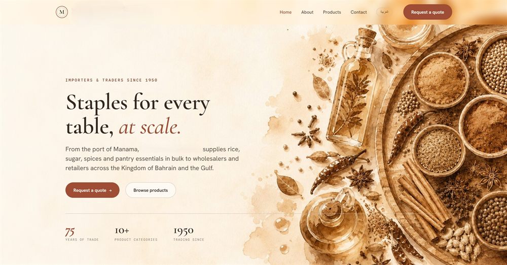 Heritage retail house website built by Pixel Labs